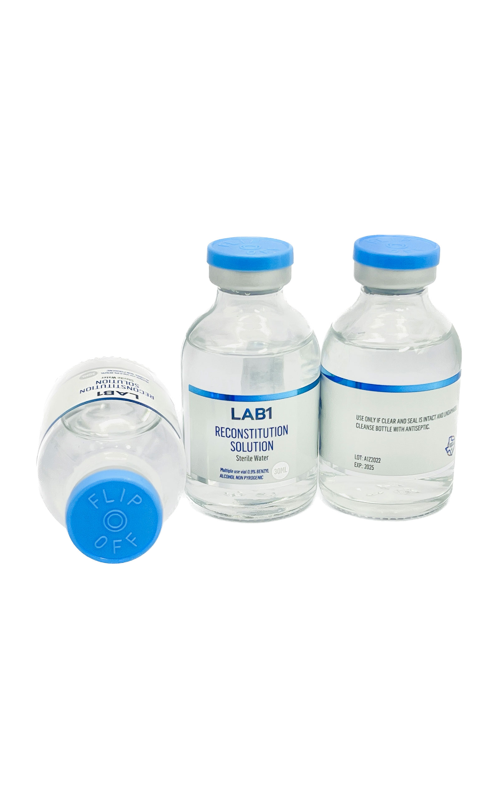 Reconstitution Solution 30ml / 3 Pack Glass Vials