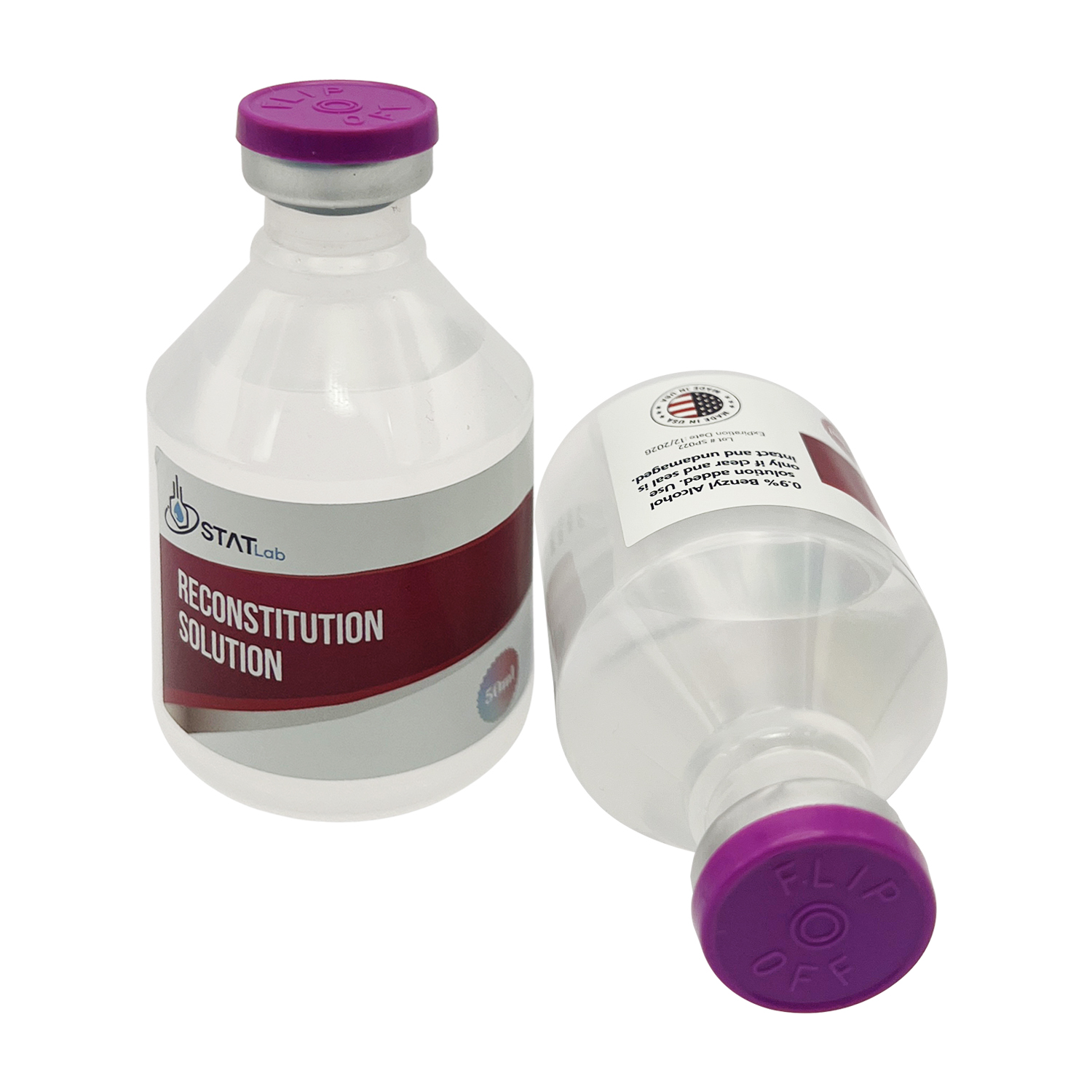 Reconstitution Solution 50ml / 16 Pack Plastic Vials - Image 3